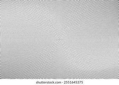 Black and white pop art background with halftone polka dots in retro comic style, vector illustration template eps10