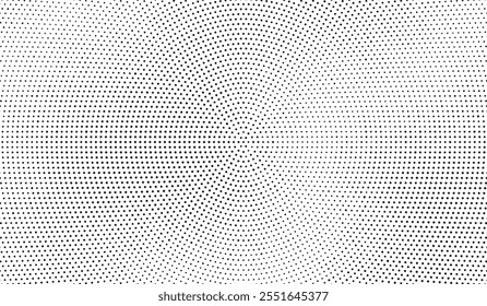 Black and white pop art background with halftone polka dots in retro comic style, vector illustration template eps10