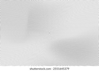 Black and white pop art background with halftone polka dots in retro comic style, vector illustration template eps10