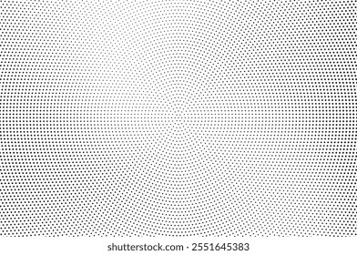 Black and white pop art background with halftone polka dots in retro comic style, vector illustration template eps10