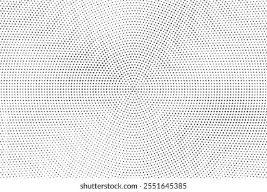 Black and white pop art background with halftone polka dots in retro comic style, vector illustration template eps10