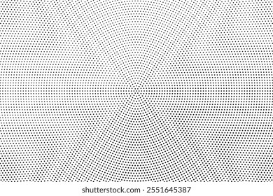 Black and white pop art background with halftone polka dots in retro comic style, vector illustration template eps10