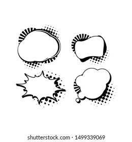 black and white pop art design, shape vectors, ballons, dots and simple