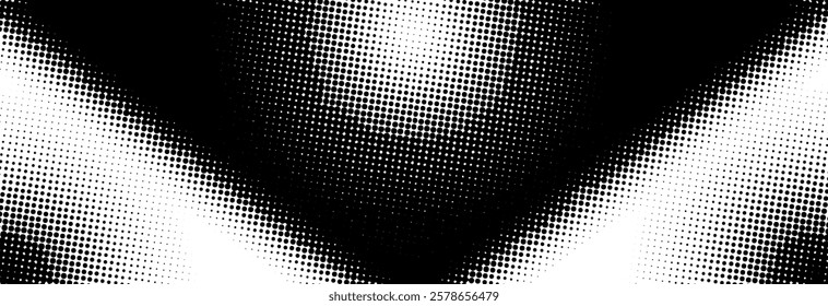 Black and white pop art retro comic background with halftone dots desing, vector illustration eps10	