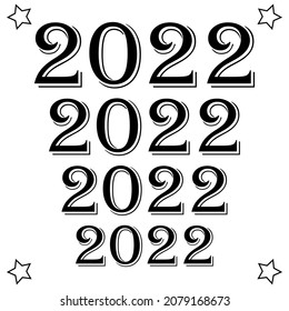 black and white poster 2022