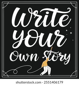 a black and white poster with a quote 