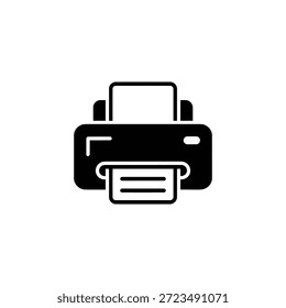 Black and white printer with paper tray