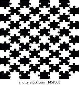 Black and white puzzle