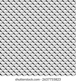 Black and white pyramid pattern, seamless square or triangular 3D optical illusion texture. Abstract isometric design for backgrounds, wallpapers, prints, or packaging.