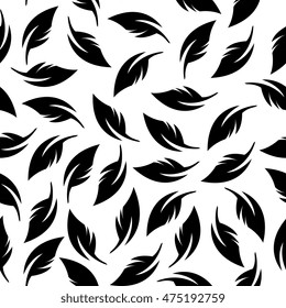 black and white quill background