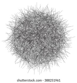 black and white radial lines background, vector illustration
