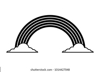 black and white rainbow color cloud magic fantasy