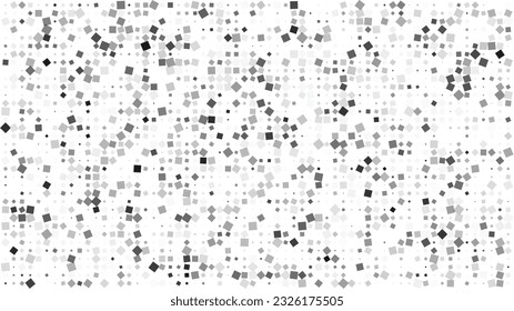 black and white random halftone abstract illustration as background