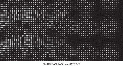 Patrón de píxeles aleatorios en blanco y negro. Fondo del concepto de arte de píxel. Renderización 3D EPS 10