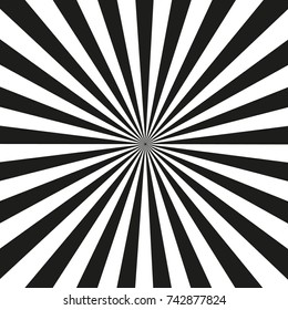 black and white rays