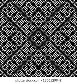 black and white rectangular stripped art deco pattern