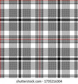 Black, White and red colors modern tartan plaid Scottish seamless pattern.Texture from plaid,tablecloths, clothes, shirts, dresses, jacket, skirt, paper, blankets and other textile products.