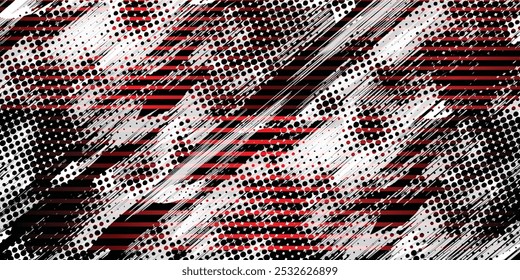 black white and red grunge texture background. eps 10