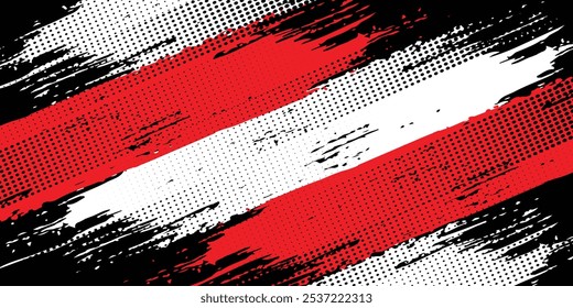 black white and red grunge texture background.