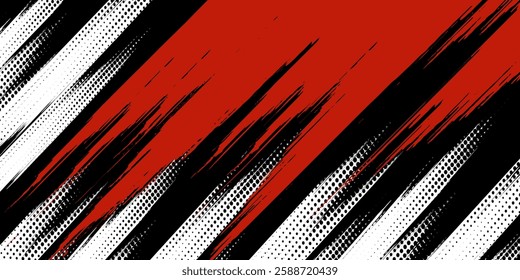 black white and red grunge texture background. eps 10