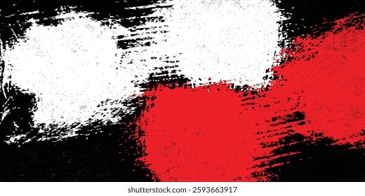 black white and red grunge texture background. eps 10