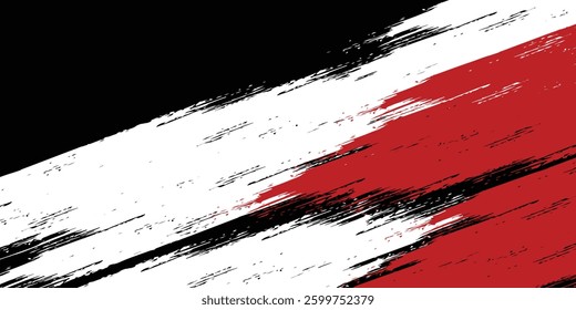 black white and red grunge texture background. vector eps10