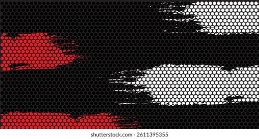 black white and red grunge texture background. art