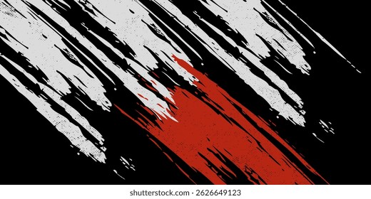 Fondo de textura de grunge blanco y rojo negro. ilustración de Vector