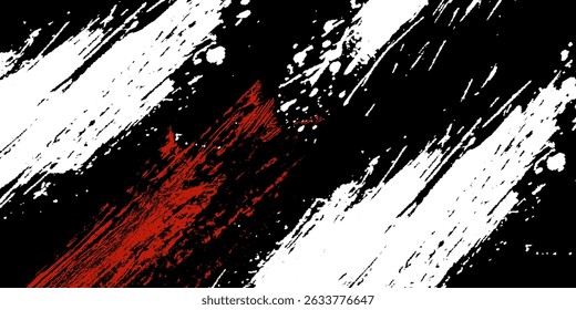 black white and red grunge texture background. eps 10