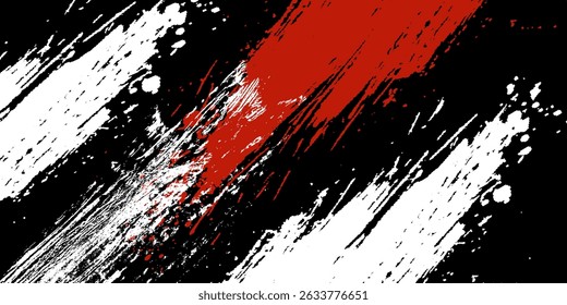 black white and red grunge texture background. eps 10