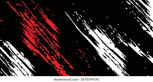 black white and red grunge texture background. vector illustration eps10