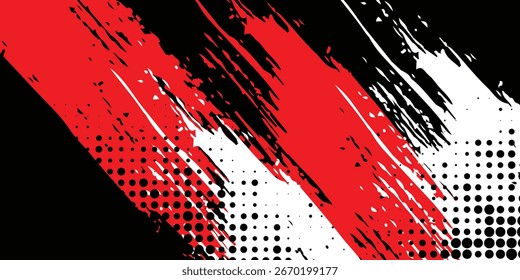 black white and red grunge texture background. vector illustration eps10