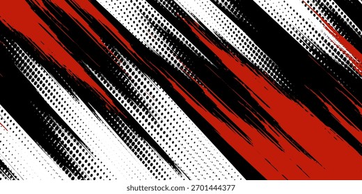 Fondo de textura de grunge blanco y rojo negro. EPS 10