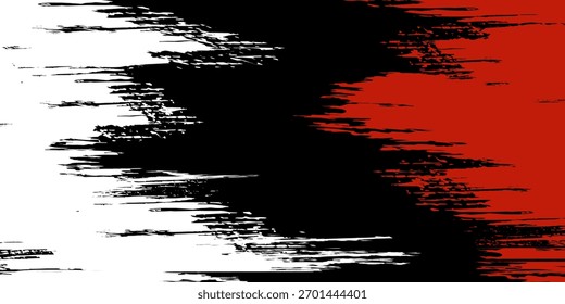 black white and red grunge texture background. eps 10