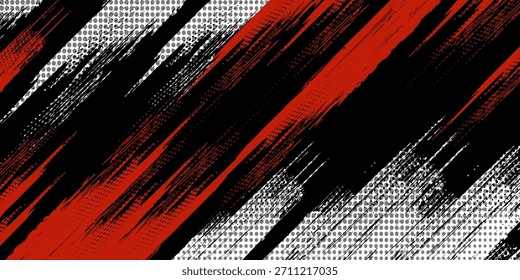 black white and red grunge texture background. eps 10