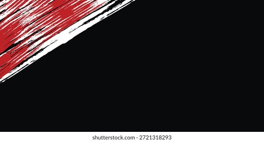 Fondo de textura de grunge blanco y rojo negro. Ilustración vectorial EPS10