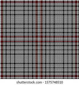 Black, White and Red modern tartan plaid Scottish seamless pattern.Texture from plaid,tablecloths, clothes, shirts, dresses, jacket, skirt, paper, blankets and other textile products.Check pattern.