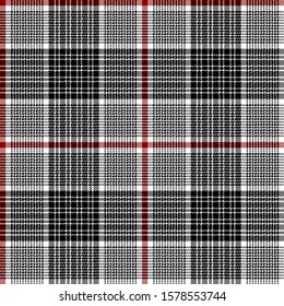 Black, White and Red modern tartan plaid Scottish seamless pattern.Texture from plaid,tablecloths, clothes, shirts, dresses, jacket, skirt, paper, blankets and other textile products.Check pattern.