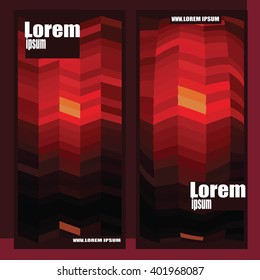 Black white and red vector  Booklet