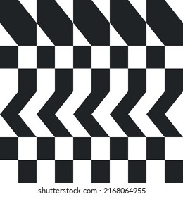 Black White Repeating Geometry Pattern Vectort Stock Vector (Royalty ...