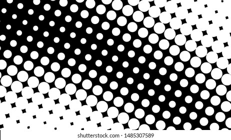 Black white retro comic pop art background with dots, cartoon halftone background vector illustration eps10
