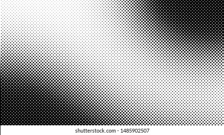 Black   white retro comic pop art background and halftone dots design  vector illustration template