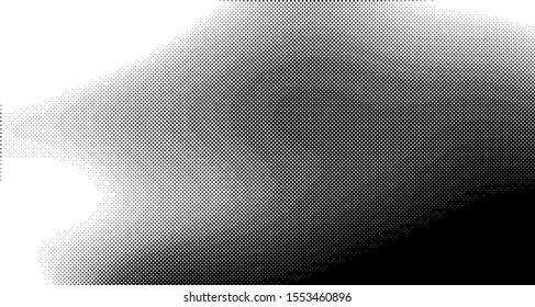 Black and white retro comic pop art background with halftone dots design, vector illustration template Eps 10