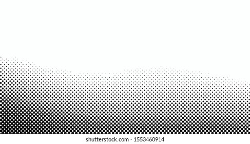 Black and white retro comic pop art background with halftone dots design, vector illustration template Eps 10