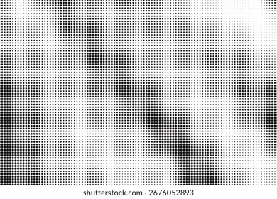 Fondo de arte pop cómico retro blanco y negro con diseño de puntos de semitono, Plantilla de Ilustración vectorial