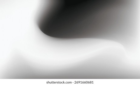Preto e branco Retro Gradiente malha plano de fundo borrado ilustração onda suave holográfico textura banner eps 10