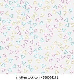 Black and white retro pattern in Memphis style. Styling fashion trends 80-90s. Seamless mosaic texture for design websites, fabrics, packaging, wallpaper, interiors and furniture. Vector illustration.