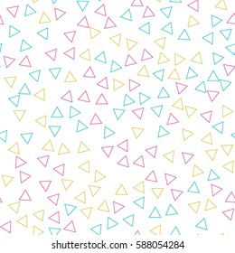 Black and white retro pattern in Memphis style. Styling fashion trends 80-90s. Seamless mosaic texture for design websites, fabrics, packaging, wallpaper, interiors and furniture. Vector illustration.