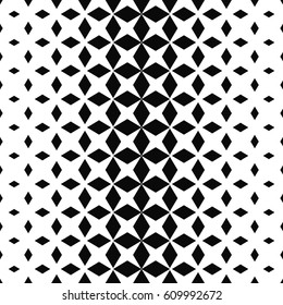 Black and white rhombus pattern background design