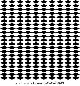 Patrón de rombo negro y blanco.. Diseño de fondo gráfico de moda. Textura abstracta elegante. Plantilla monocroma para estampados, textiles, envolturas, Fondo de pantalla, Sitio web. Elemento de diseño. VECTOR i